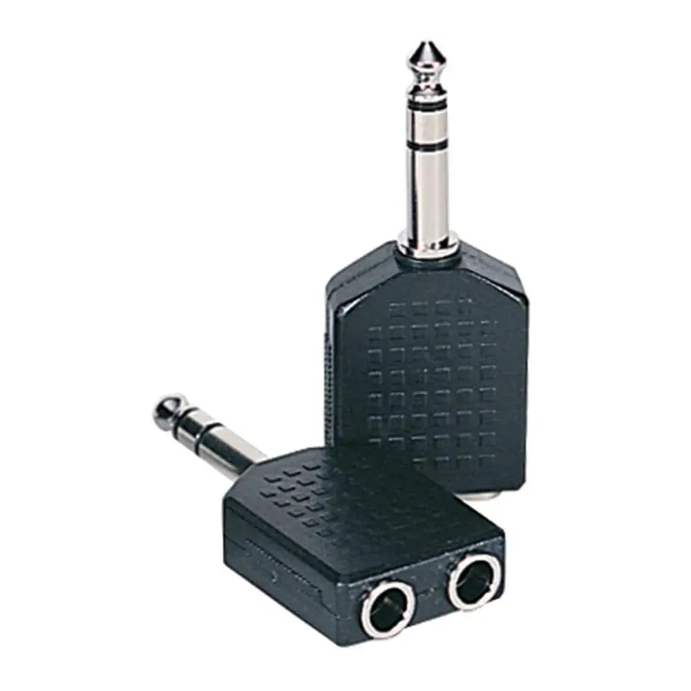 Kinsman Dual Adaptor ~ 2 x stereo sockets to stereo jack - Richards Guitars Of Stratford Upon Avon