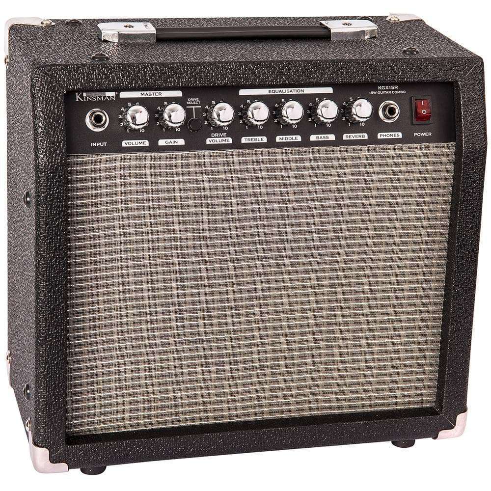Kinsman KGX15R 15W Electric Guitar Ampifier with Reverb - Richards Guitars Of Stratford Upon Avon