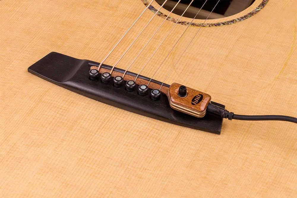 KNA SG2 SIMPLE Piezo Electro Acoustic Guitar Pickup System - NO DRILLING - NO BATTERIES - Richards Guitars Of Stratford Upon Avon