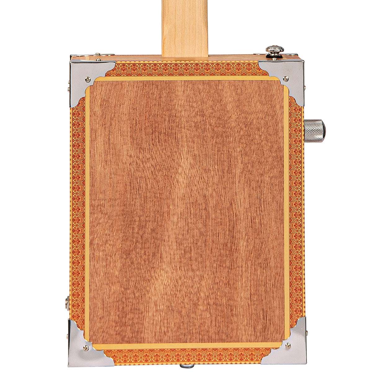 Lace Cigar Box Electric Guitar ~ 4 String ~ Dead Is Alive - Richards Guitars Of Stratford Upon Avon