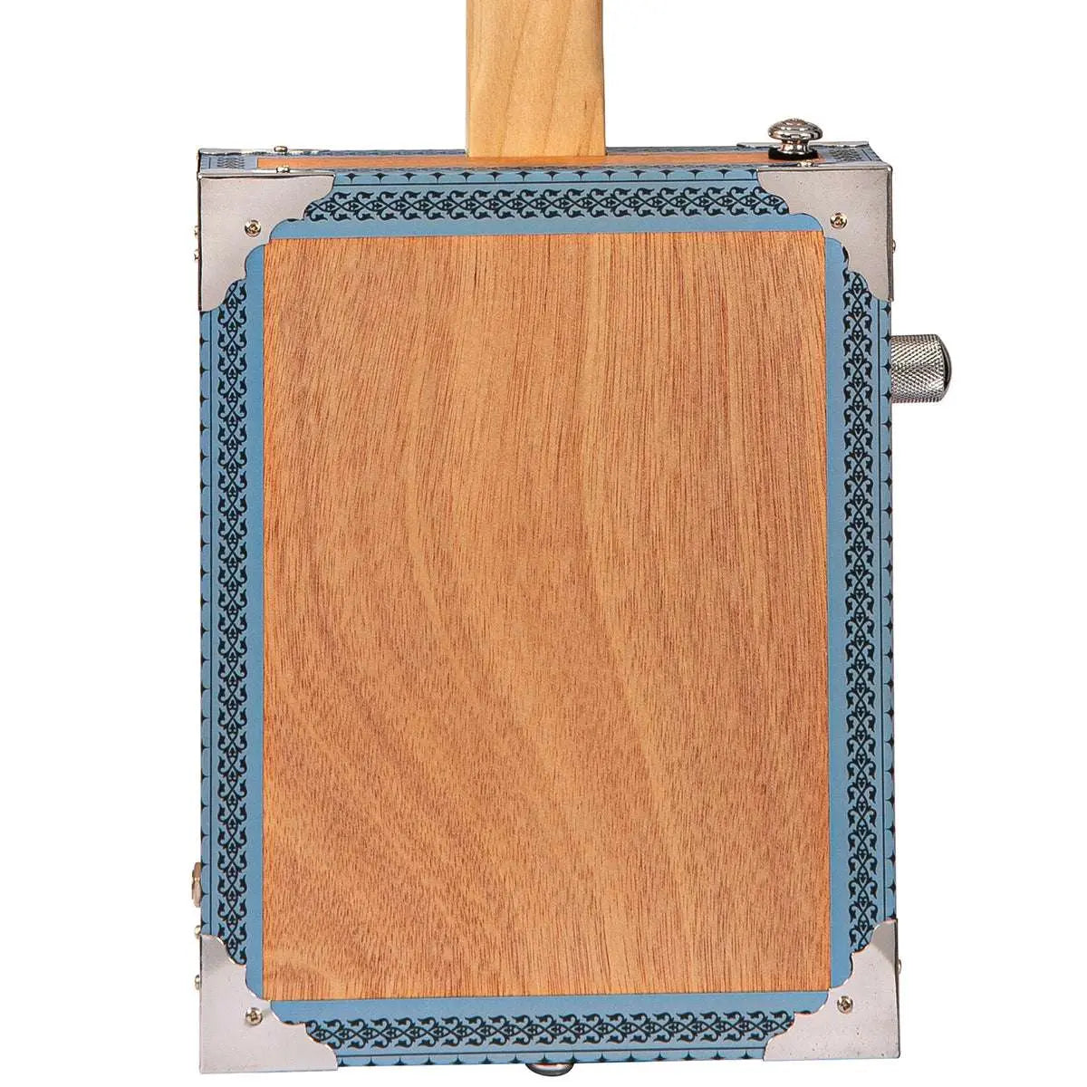 Lace Cigar Box Electric Guitar ~ 4 String ~ Gone Fishin' - Richards Guitars Of Stratford Upon Avon