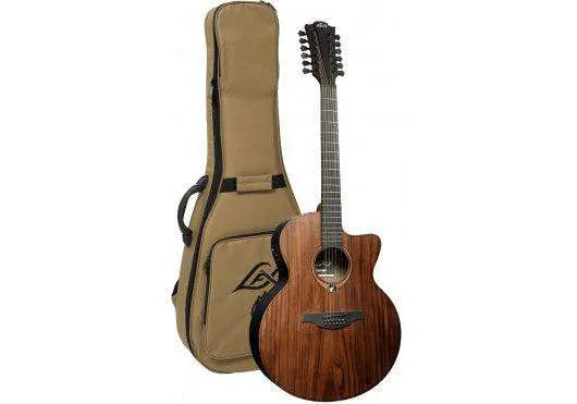 LAG Sauvage Jumbo 12 Strings Cutaway Acoustic - Electric - Richards Guitars Of Stratford Upon Avon