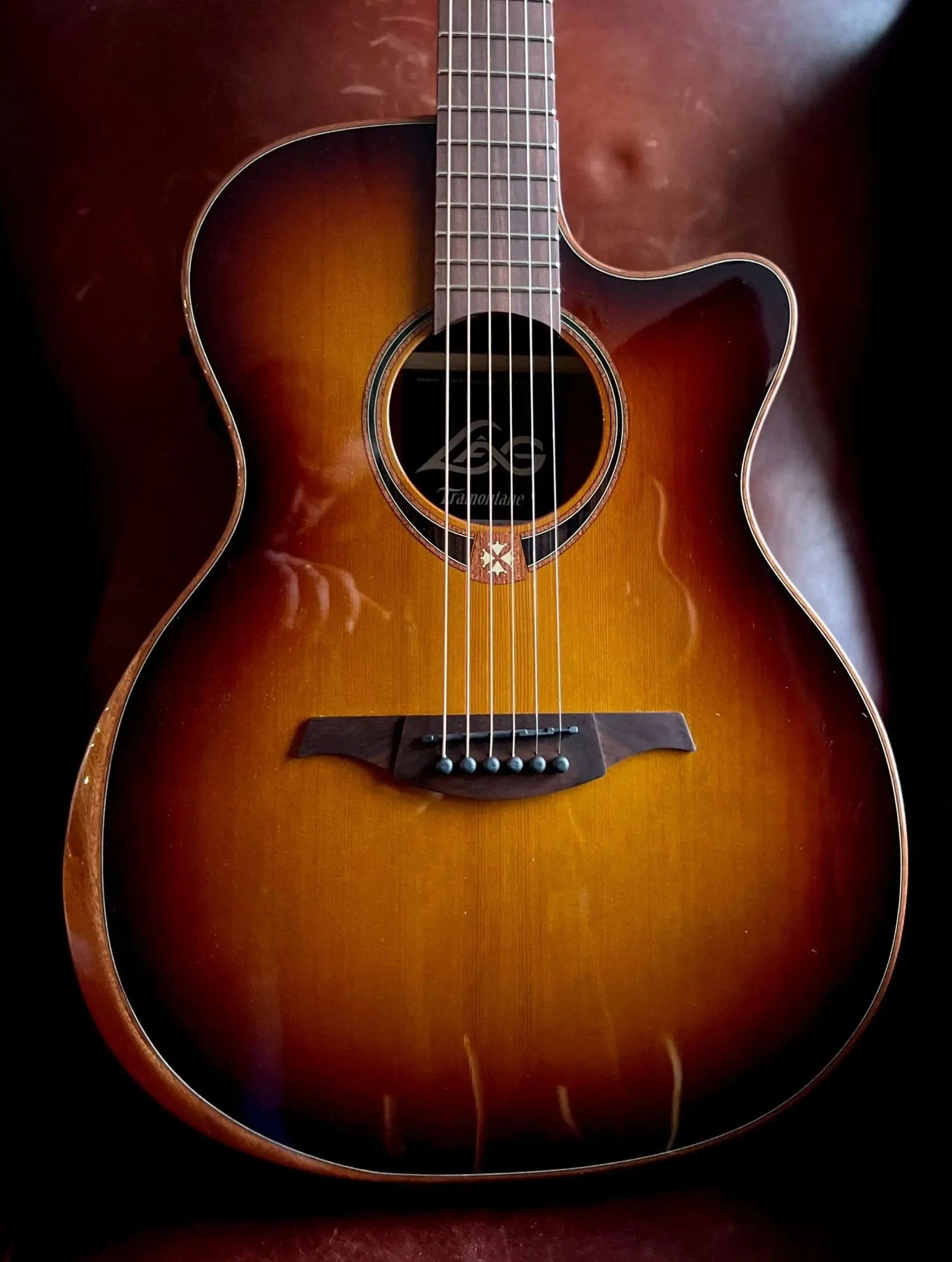 LAG T118ABCE - BRS Special Edition With Bevel. Exuisite Luxury Electro Acoustic Guitar - Richards Guitars Of Stratford Upon Avon