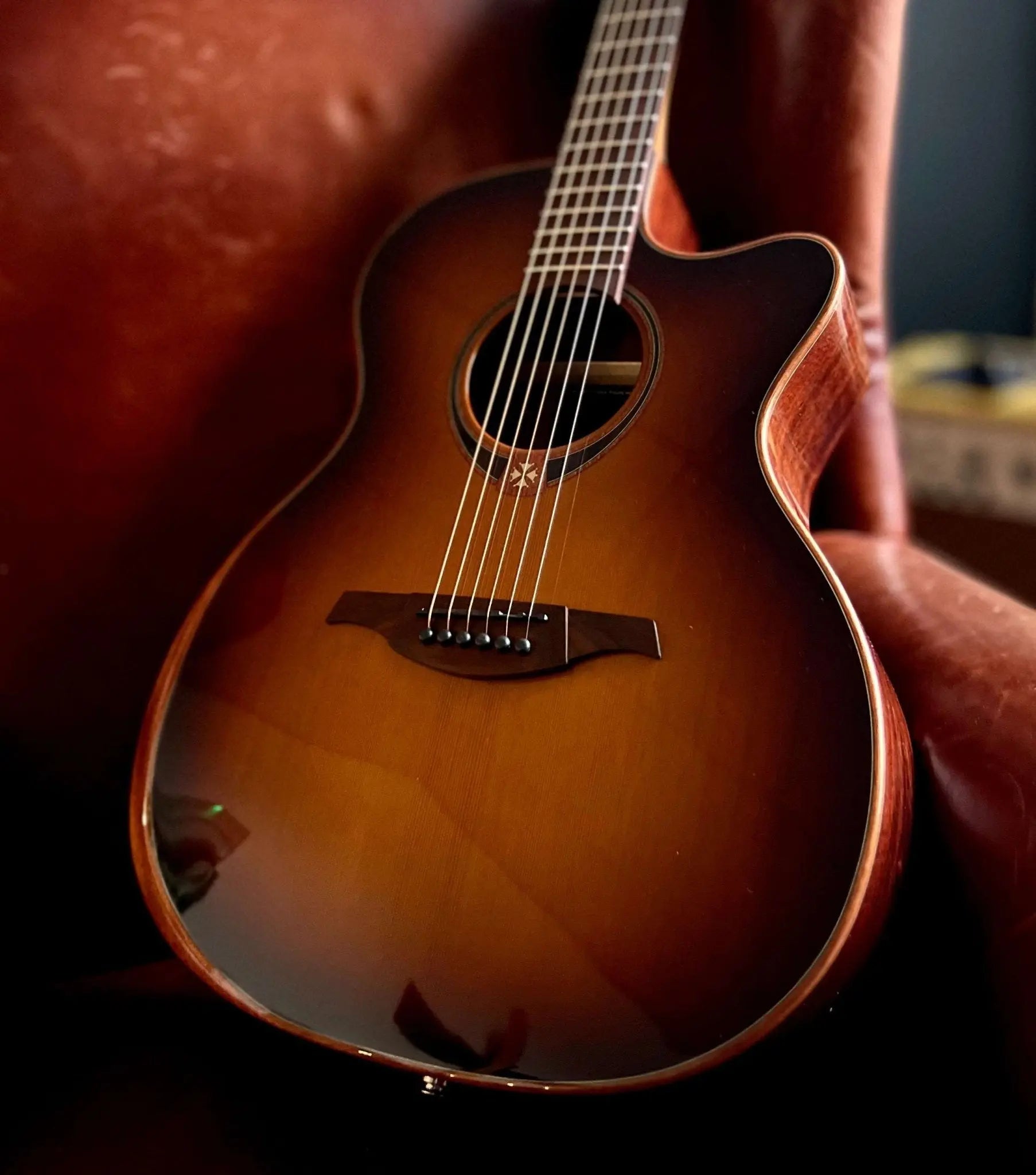 LAG T118ABCE - BRS Special Edition With Bevel. Exuisite Luxury Electro Acoustic Guitar - Richards Guitars Of Stratford Upon Avon