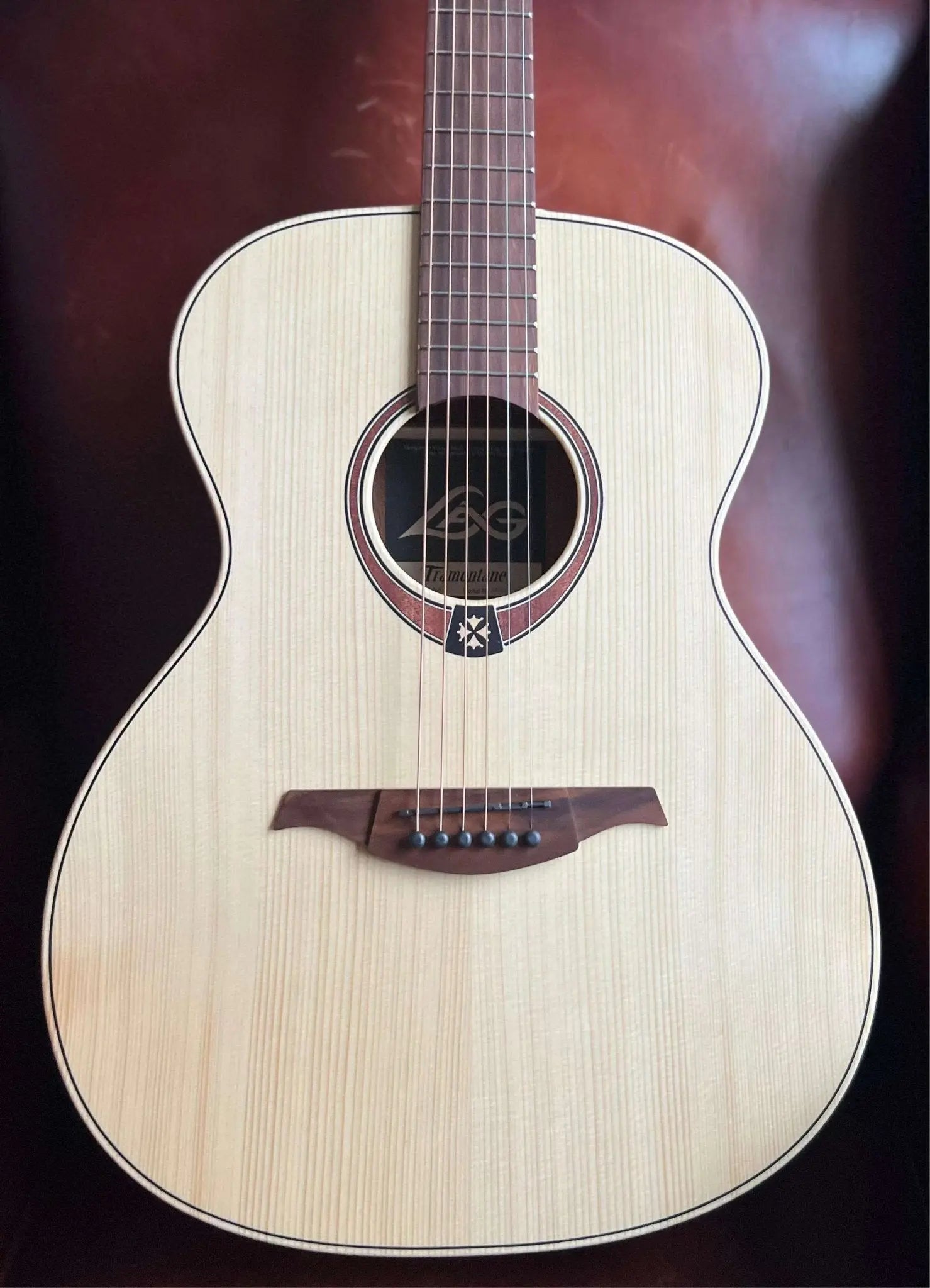 LAG T70A Auditorium Acoustic Guitar. The Best £200 Acoustic Guitar, Set Up To Perfection In Our Workshop - Richards Guitars Of Stratford Upon Avon