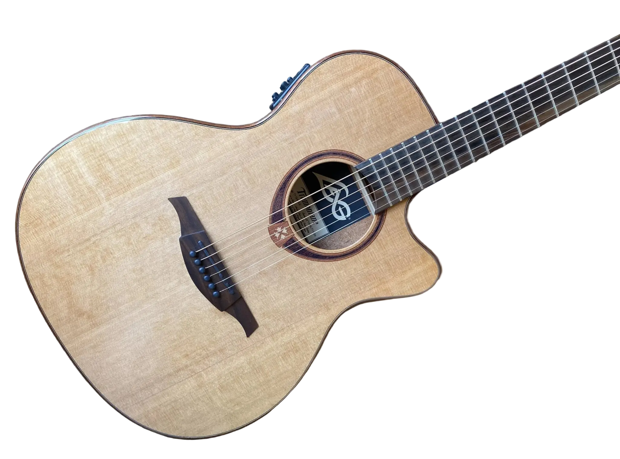 LAG TRAMONTANE 118 T118ASCE AUDITORIUM SLIM CUTAWAY ELECTRO - Richards Guitars Of Stratford Upon Avon