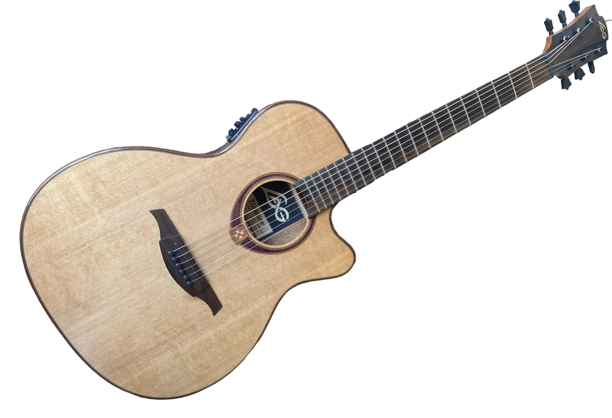 LAG TRAMONTANE 118 T118ASCE AUDITORIUM SLIM CUTAWAY ELECTRO - Richards Guitars Of Stratford Upon Avon