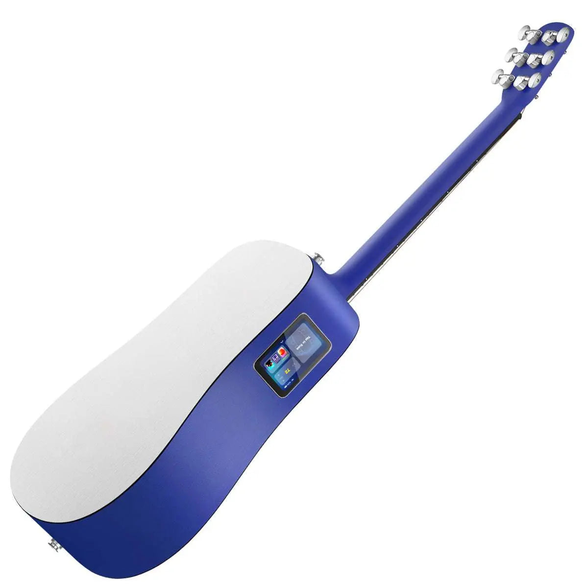LAVA ME PLAY 36" with Lite Bag ~ Deep Blue/Frost White - Richards Guitars Of Stratford Upon Avon