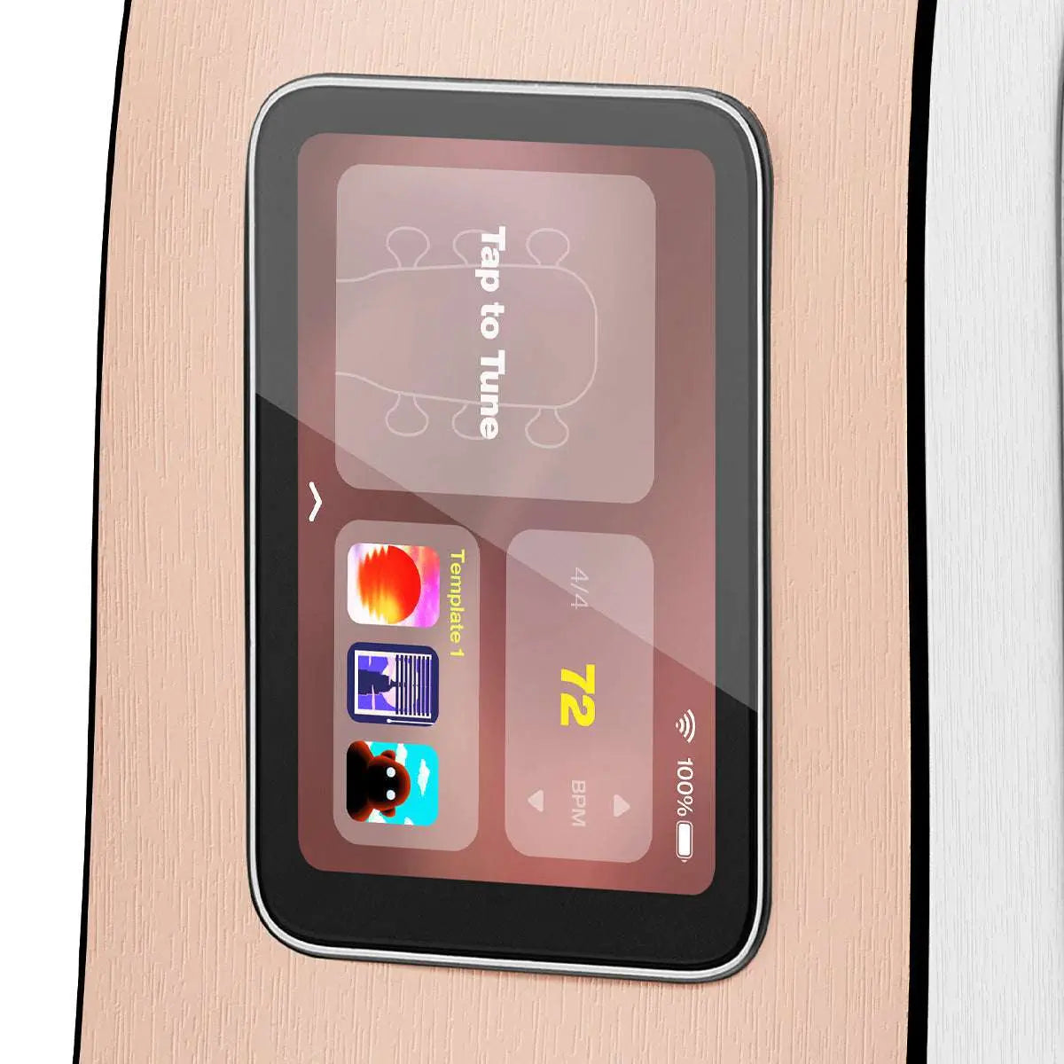 LAVA ME PLAY 36" with Lite Bag ~ Light Peach/Frost White - Richards Guitars Of Stratford Upon Avon