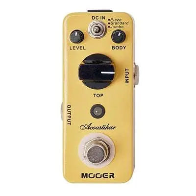 MOOER ACOUSTIKAR ACOUSTIC GUITAR SIMULATOR - Richards Guitars Of Stratford Upon Avon
