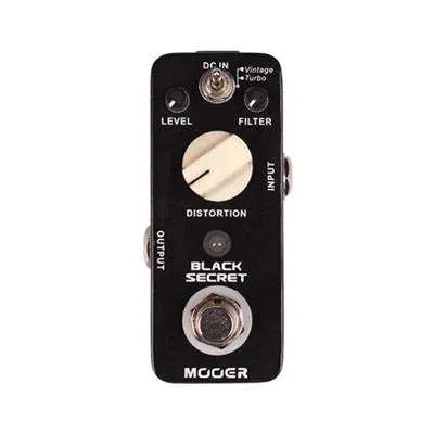 MOOER BLACK SECRET DISTORTION PEDAL - Richards Guitars Of Stratford Upon Avon