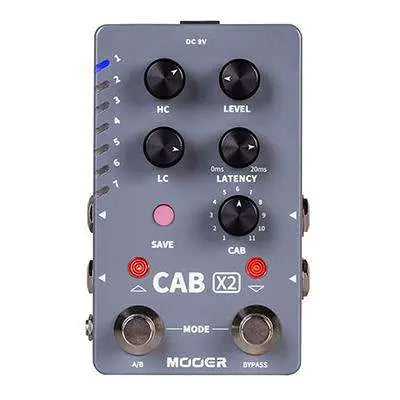 MOOER CAB X2 STEREO CAB SIMULATION PEDAL - Richards Guitars Of Stratford Upon Avon