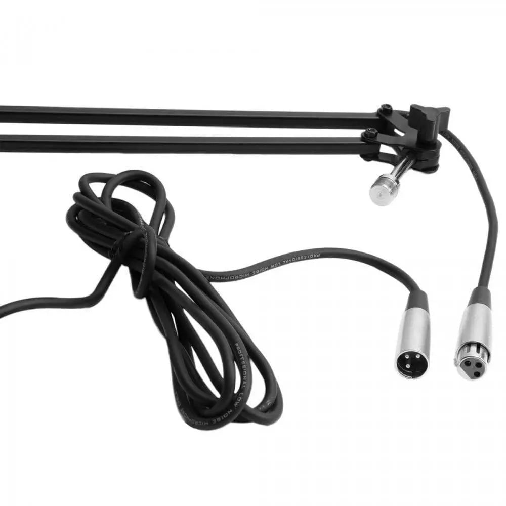 On - Stage Broadcast/Webcast Boom Arm w/XLR Cable - Richards Guitars Of Stratford Upon Avon