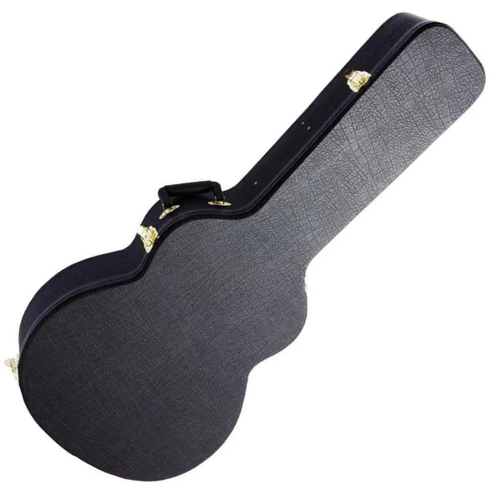 On Stage Hardshell Jumbo Guitar Case ~ Black - Richards Guitars Of Stratford Upon Avon