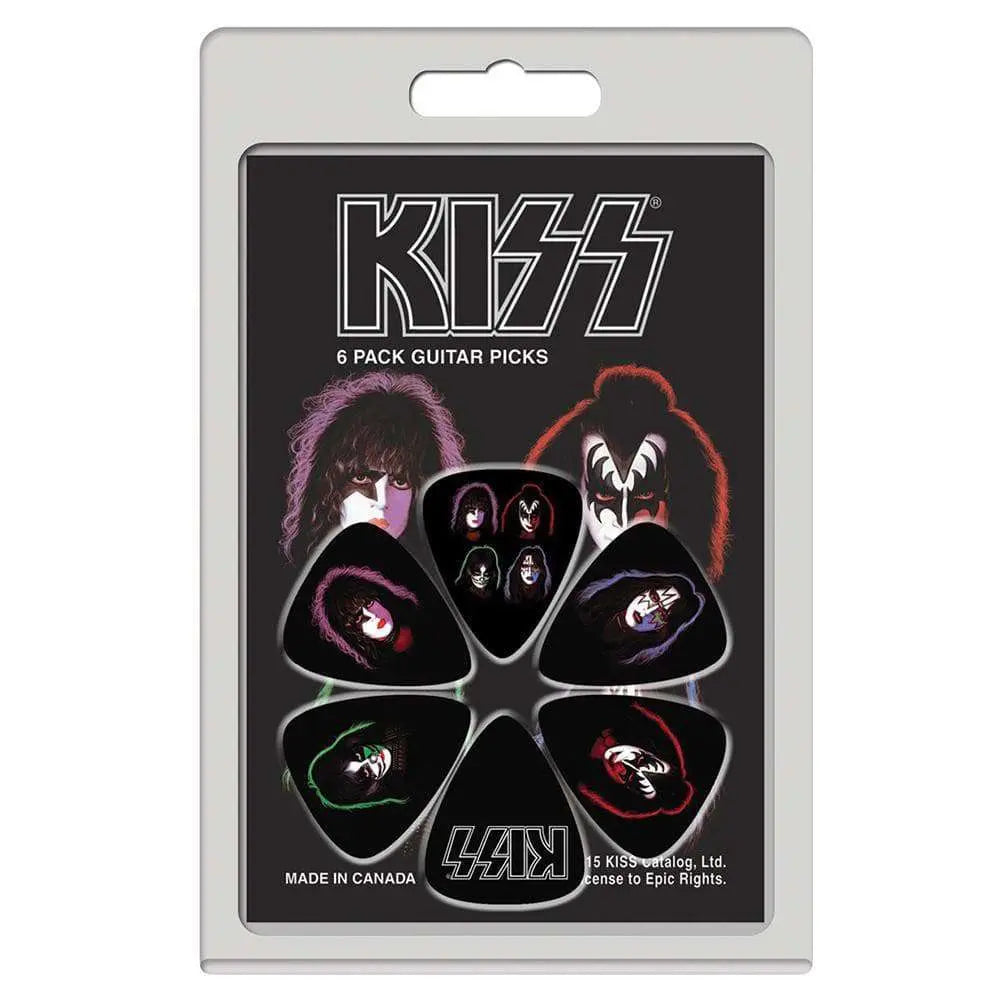 Perri's 6 Pick Pack ~ Kiss 1 - Richards Guitars Of Stratford Upon Avon