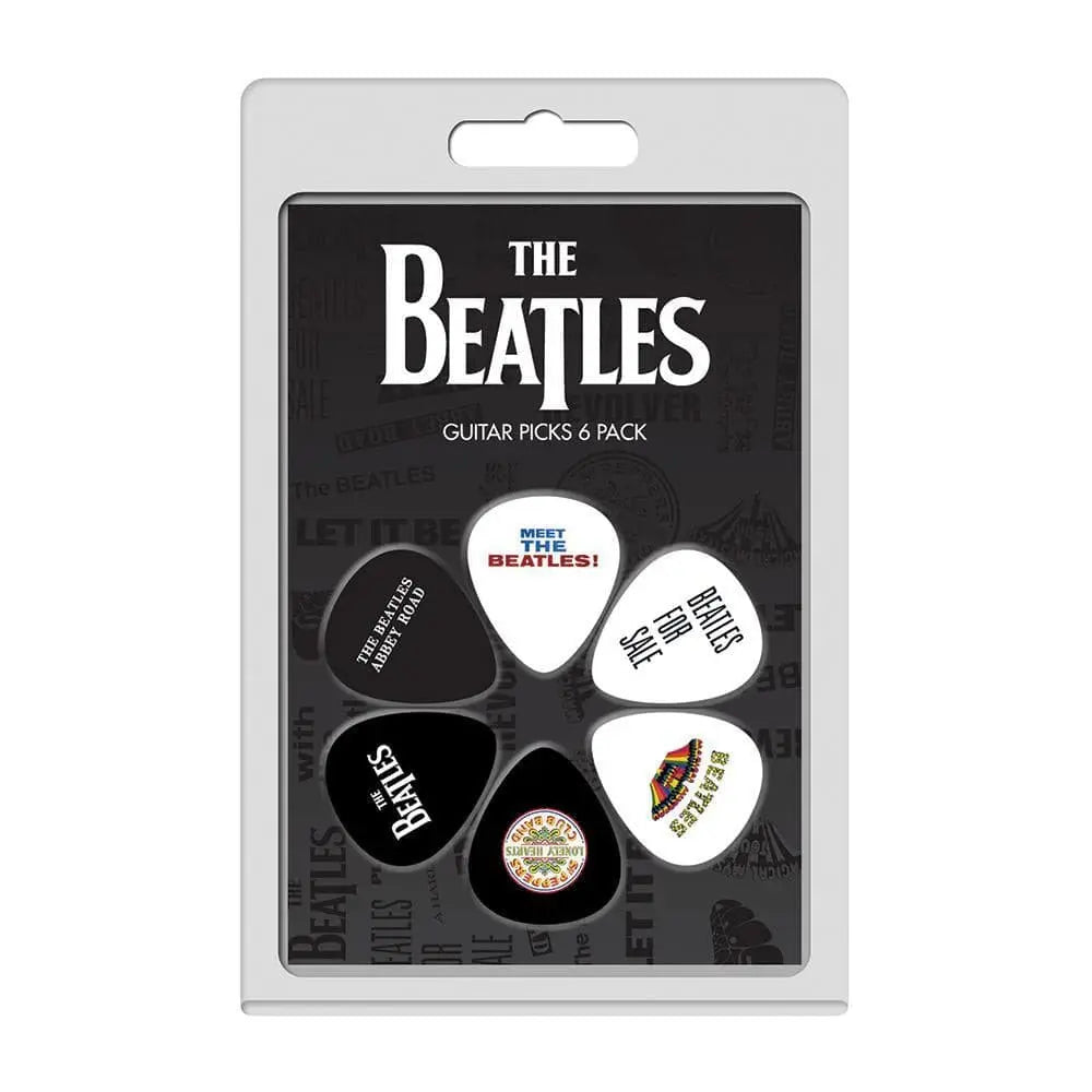 Perri's 6 Pick Pack ~ The Beatles Albums 1 - Richards Guitars Of Stratford Upon Avon