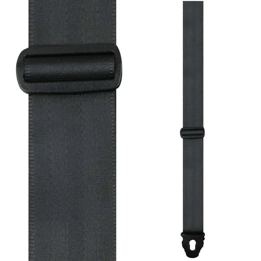 Perris Lock Seatbelt Guitar Strap ~ Black - Richards Guitars Of Stratford Upon Avon
