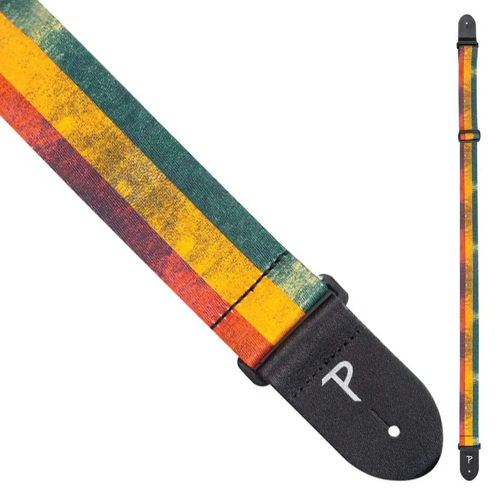 Perri's Polyester/Webbing Guitar Strap ~ Stripes - Richards Guitars Of Stratford Upon Avon