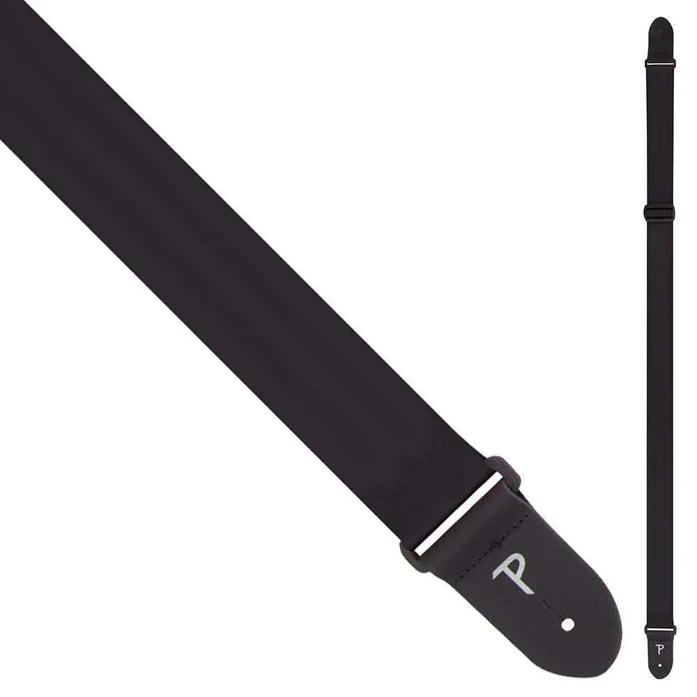 Perri's Seat Belt Guitar Strap - Black - Richards Guitars Of Stratford Upon Avon