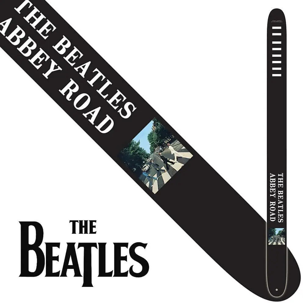 Perri's The Beatles 2.5" Guitar Strap ~ Abbey Road - Richards Guitars Of Stratford Upon Avon