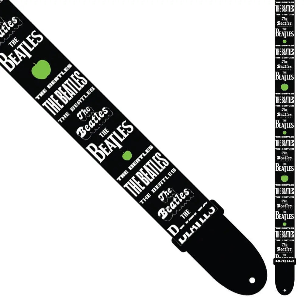 Perri's The Beatles Polyester Guitar Strap ~ Apple - Richards Guitars Of Stratford Upon Avon