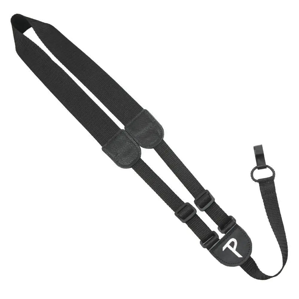 Perri's Ukulele Polyester Strap ~ Black - Richards Guitars Of Stratford Upon Avon