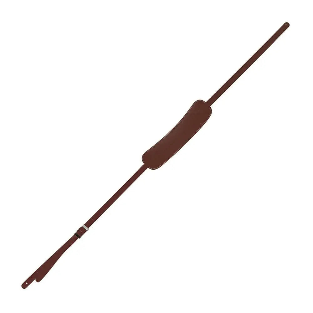 Perri's Vintage Suede & Leather Guitar Strap ~ Brown - Richards Guitars Of Stratford Upon Avon