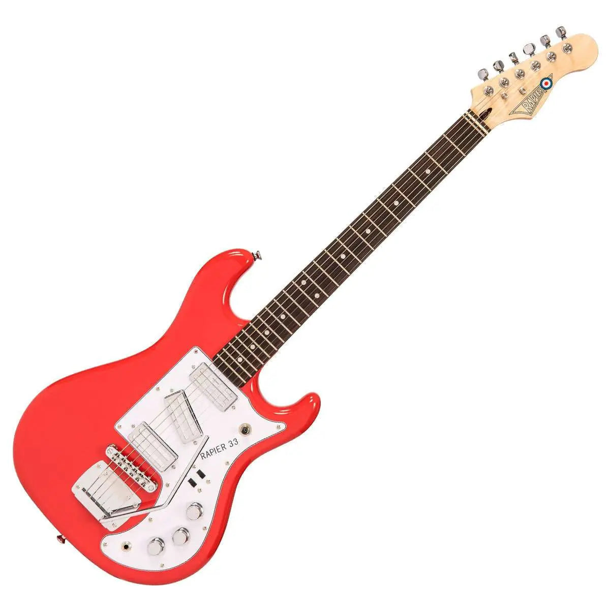 Rapier 33 Electric Guitar ~ Fiesta Red - Richards Guitars Of Stratford Upon Avon