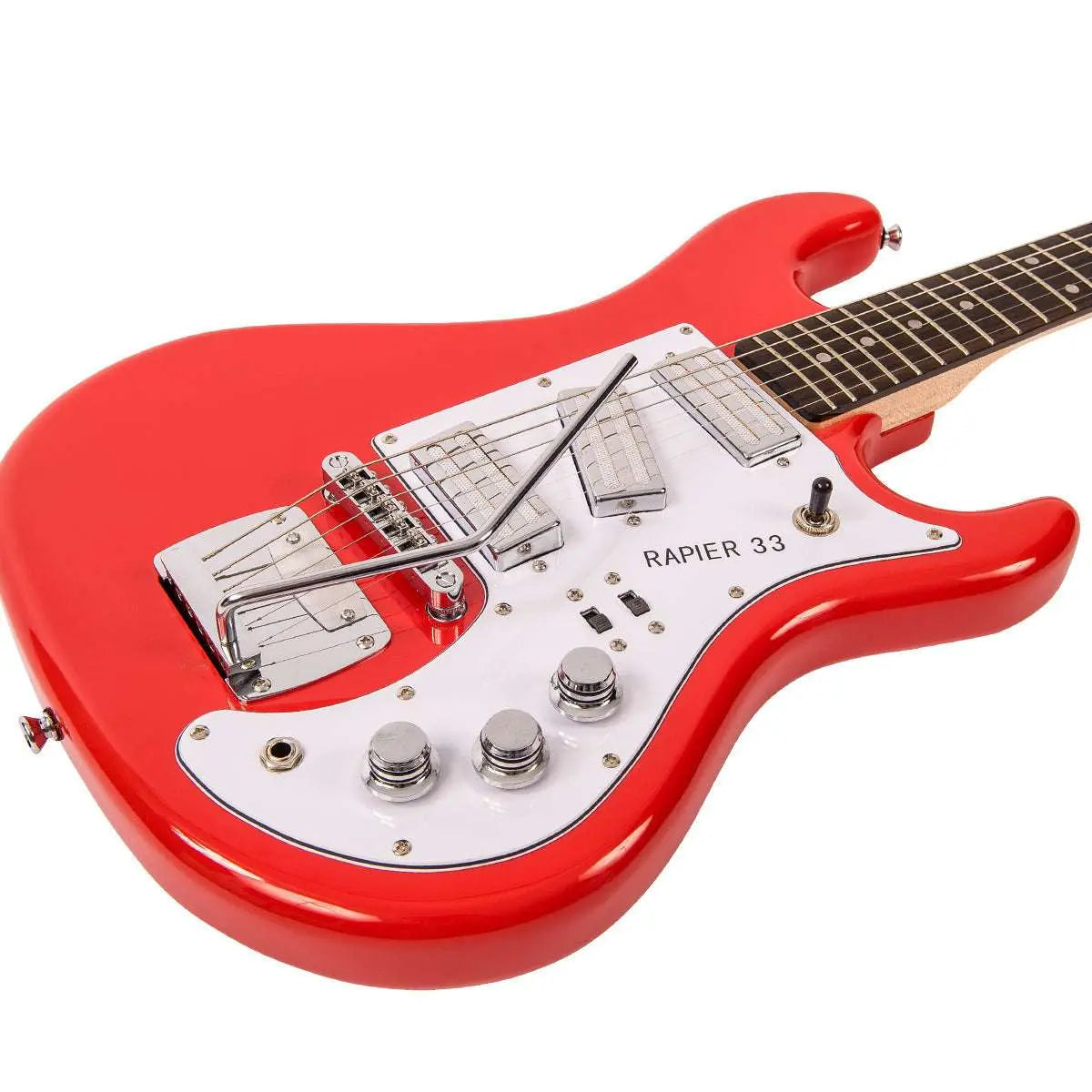 Rapier 33 Electric Guitar ~ Fiesta Red - Richards Guitars Of Stratford Upon Avon