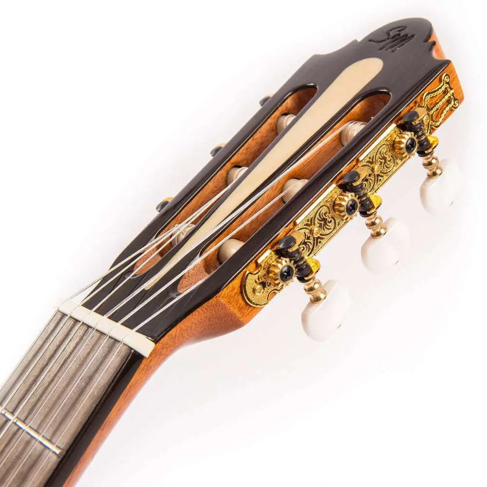 Santos Martinez Preludio Cutaway Electro - Classic Guitar ~ Natural High Gloss - Richards Guitars Of Stratford Upon Avon