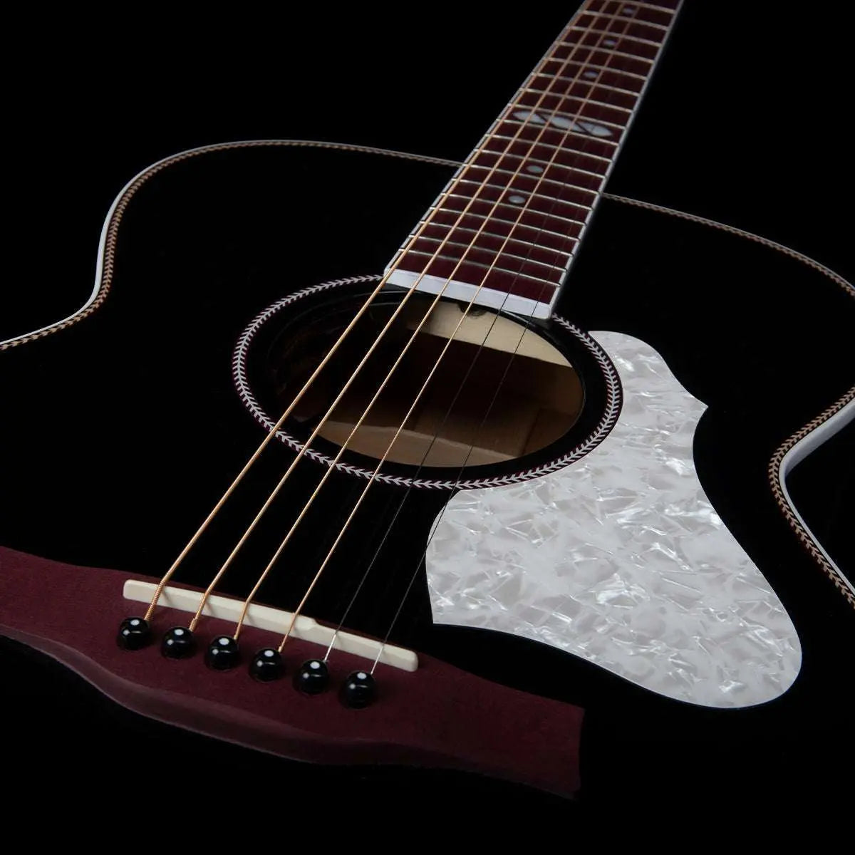 Seagull Artist LTD Electro - Acoustic Guitar ~ Tuxedo Black Anthem with Bag - Richards Guitars Of Stratford Upon Avon