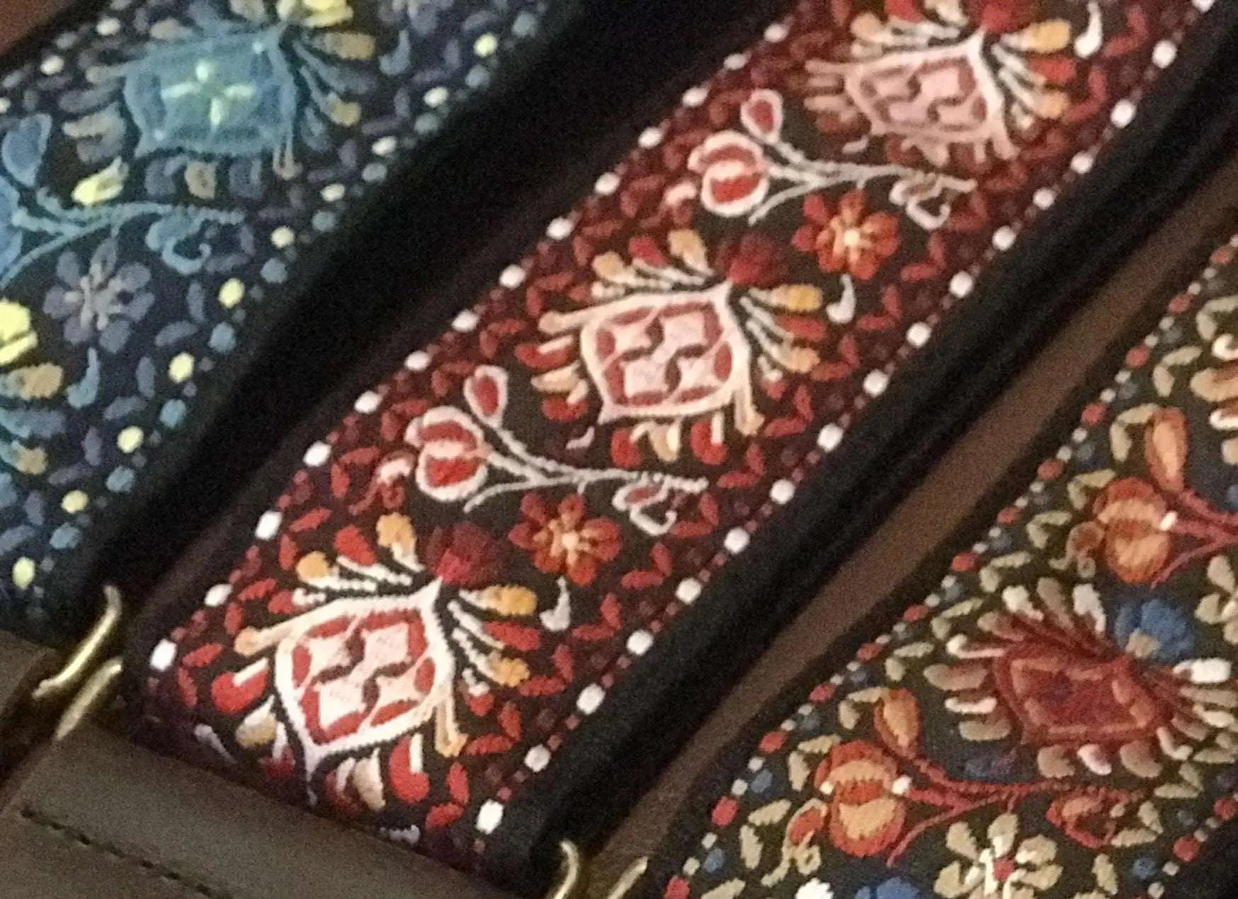 SMJ Reserve Collection "Red Admiral" Guitar Strap - Richards Guitars Of Stratford Upon Avon