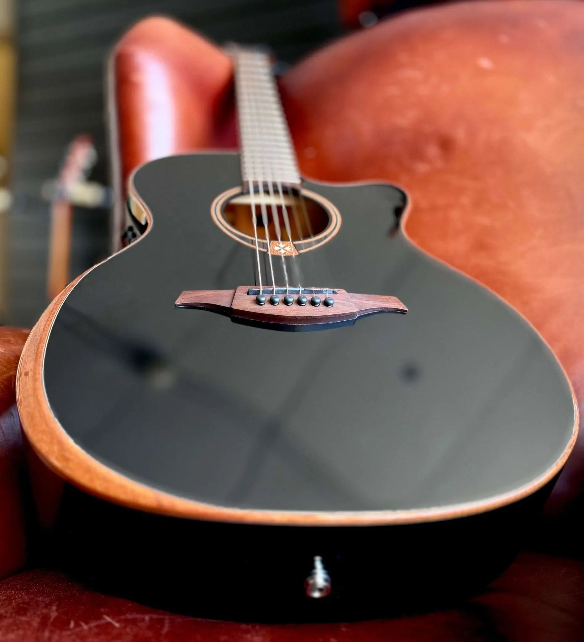 T118ABCE - BLK Special Edition With Bevel. Exquisite Luxury Electro Acoustic Guitar - Richards Guitars Of Stratford Upon Avon
