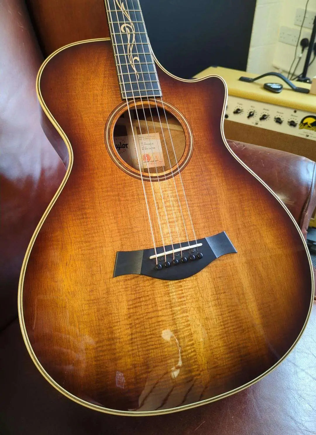Taylor K22ce All Koa Concert Size Electro - Acoustic (used) - Richards Guitars Of Stratford Upon Avon