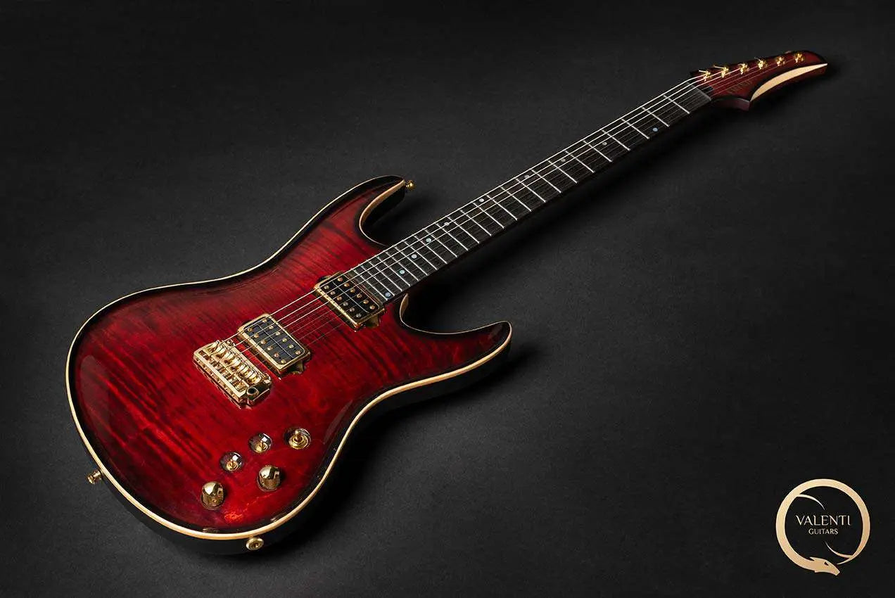 Valenti Nebula Carved - Richards Guitars Of Stratford Upon Avon