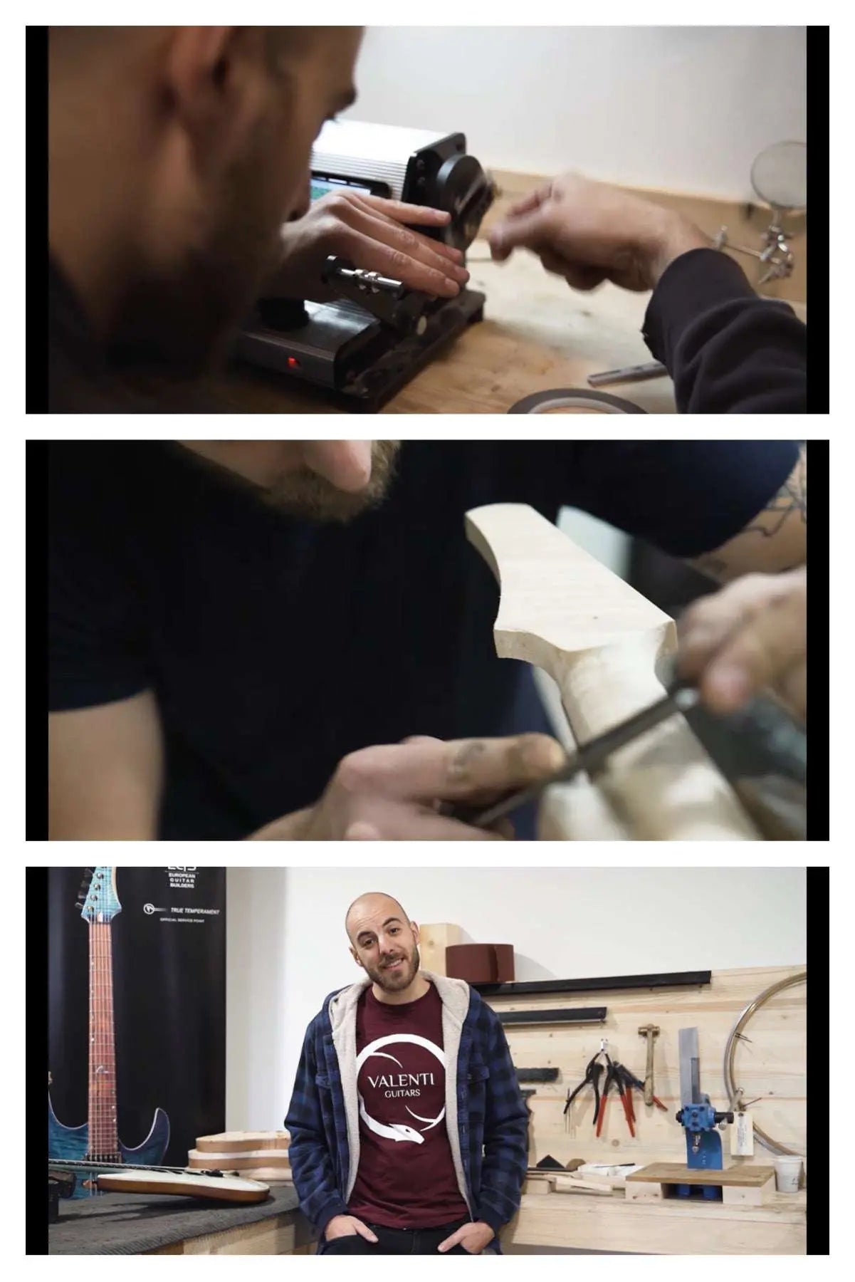 Valenti Nebula Carved - Richards Guitars Of Stratford Upon Avon