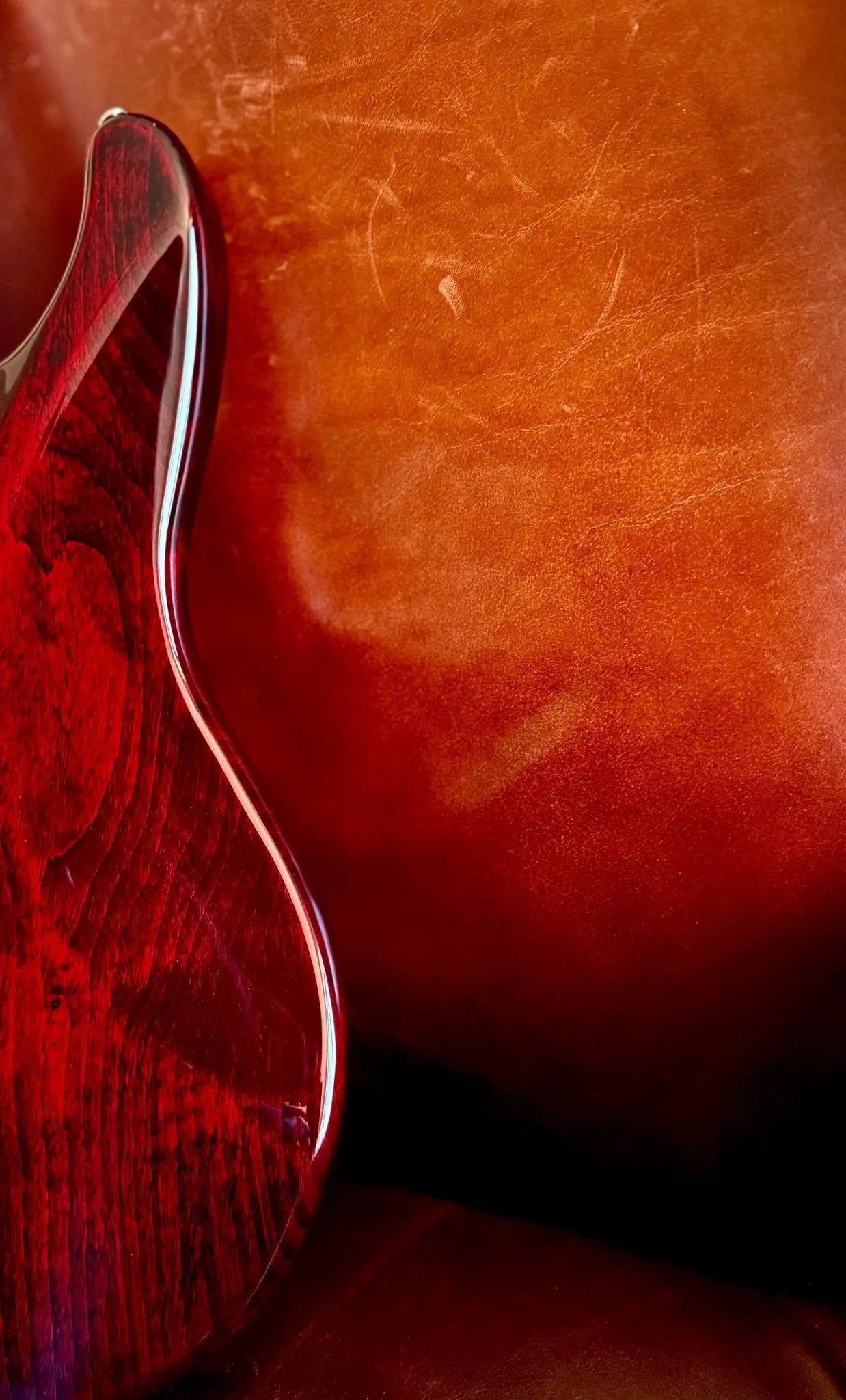 Valiant Mercury Burgundy Red w' 1 Piece Body & Stainless Steel Frets - Richards Guitars Of Stratford Upon Avon