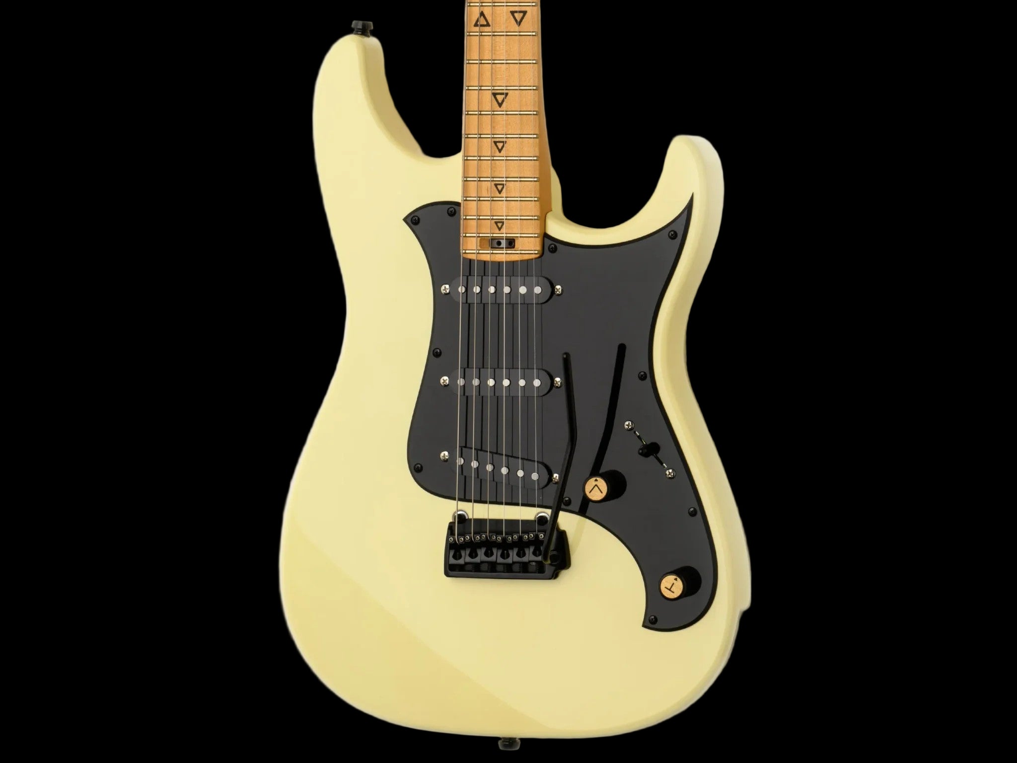 Valiant Soothsayer Ginger Cream Gloss Electric Guitar - Richards Guitars Of Stratford Upon Avon
