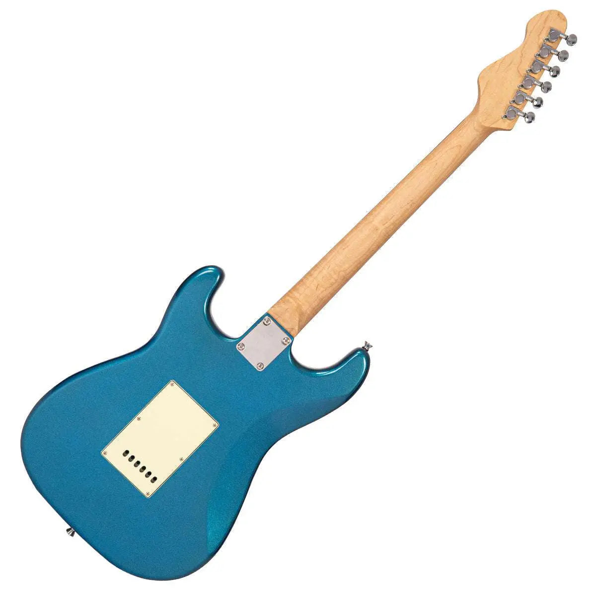 Vintage V60 Coaster Series Electric Guitar ~ Candy Apple Blue - Richards Guitars Of Stratford Upon Avon