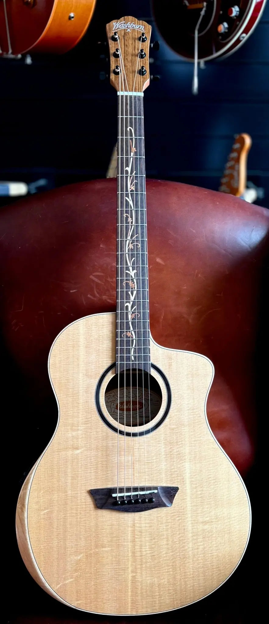 Washburn Bella Tono SUPREMA SC40SCE - Natural - NEW 2025 Electro Acoustic Guitar - Richards Guitars Of Stratford Upon Avon