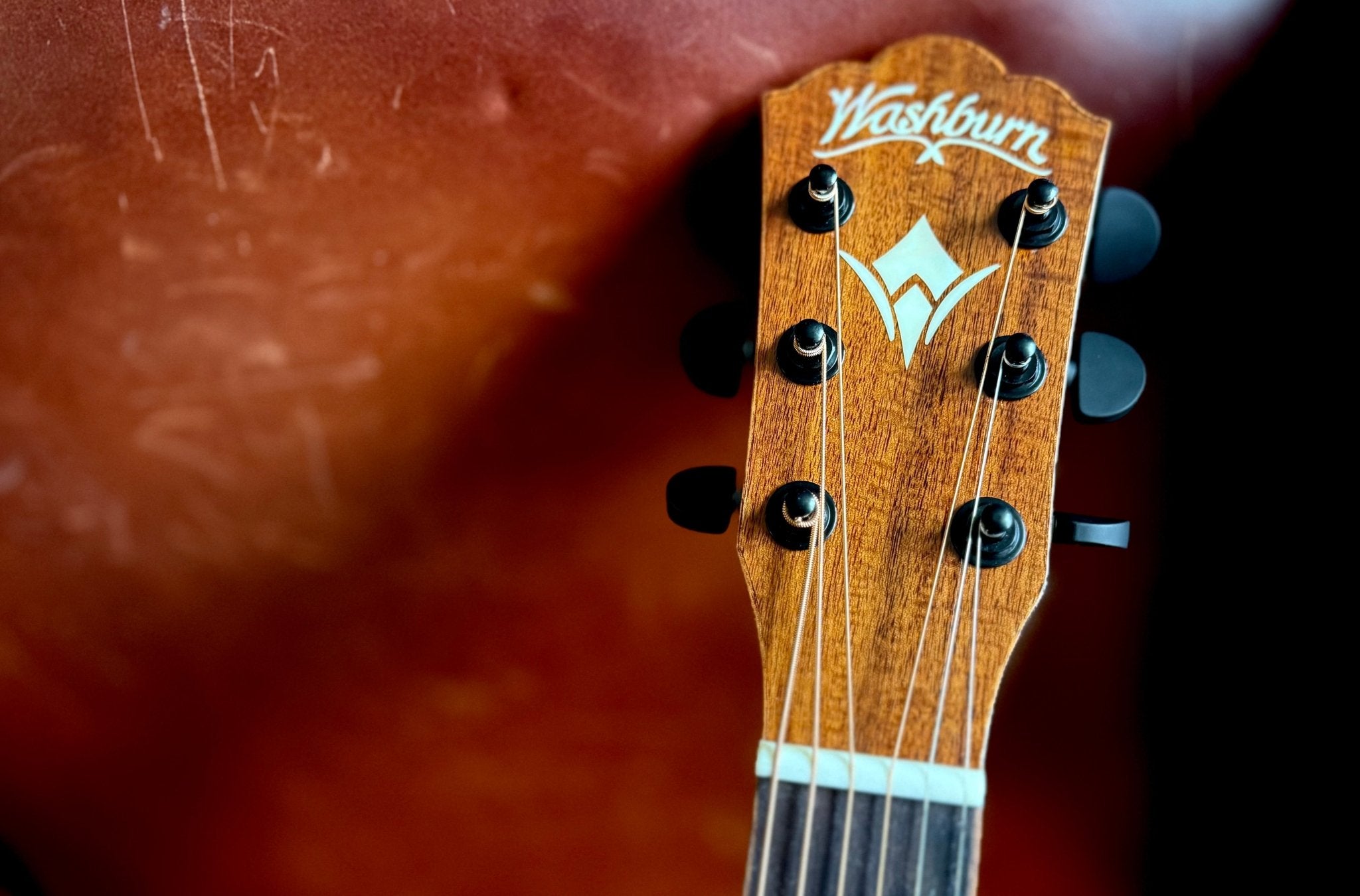 Washburn G55CE KOA w/ CASE - Grand Auditorium - Natural Electro Acoustic Guitar - Richards Guitars Of Stratford Upon Avon