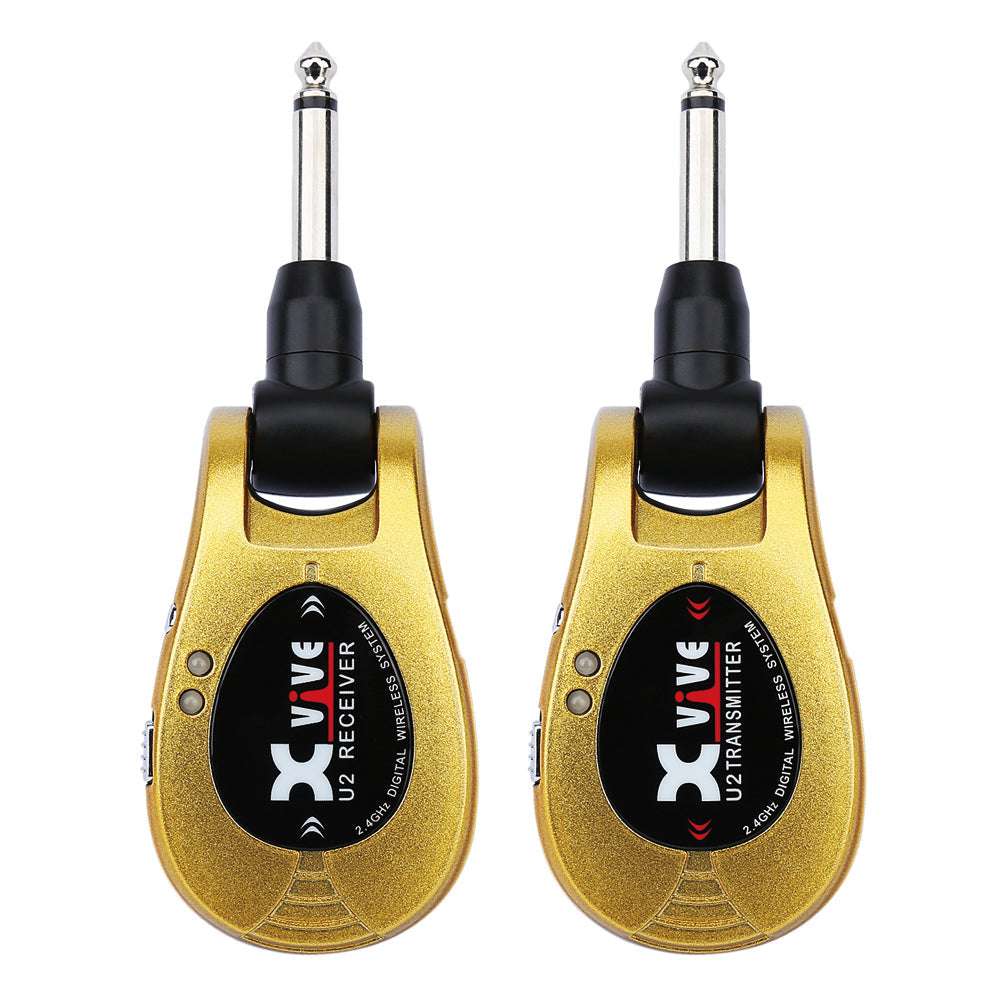 Xvive XU2 Wireless Guitar System ~ Gold - Richards Guitars Of Stratford Upon Avon