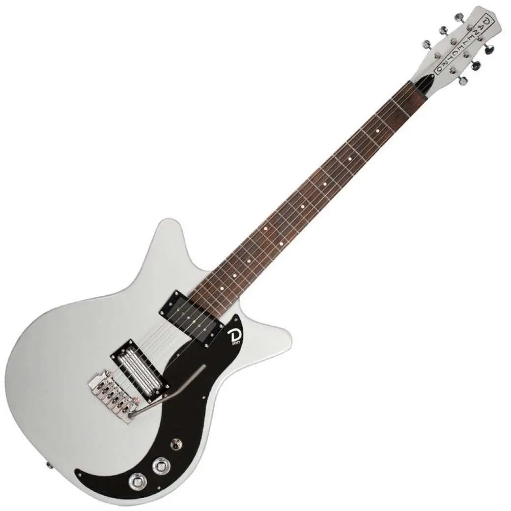 Danelectro 59XT Guitar with Vibrato ~ Silver - Richards Guitars Of Stratford Upon Avon