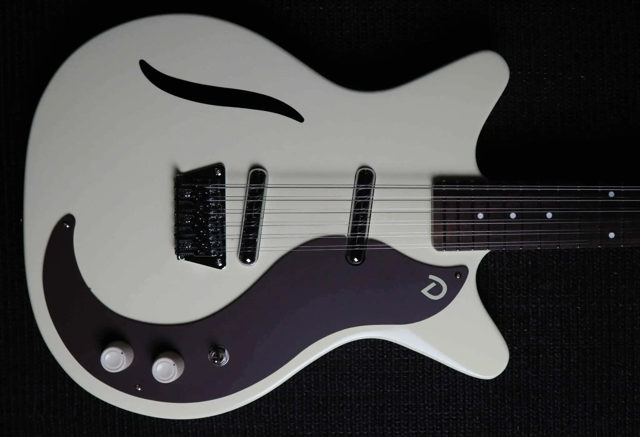Danelectro Vintage 12 Sting Guitar ~ Vintage White - Richards Guitars Of Stratford Upon Avon