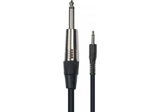 1/8"MONO MOLDED PLUG 1/4"MONO - NEUTRIK COPY PLUG/3m - Richards Guitars Of Stratford Upon Avon