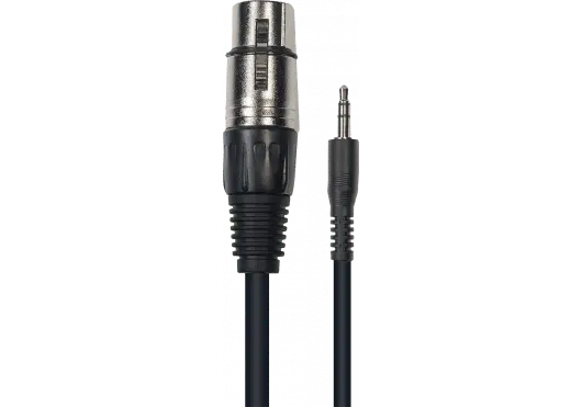 1/8"STE MOLDED PLUG/XLR FEMALE - COPY NEUTRIK/3m - Richards Guitars Of Stratford Upon Avon