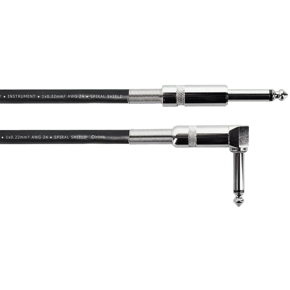 Cordial Elements ECL EI3PR 3 Metre Guitar Cable w'Angled Jack