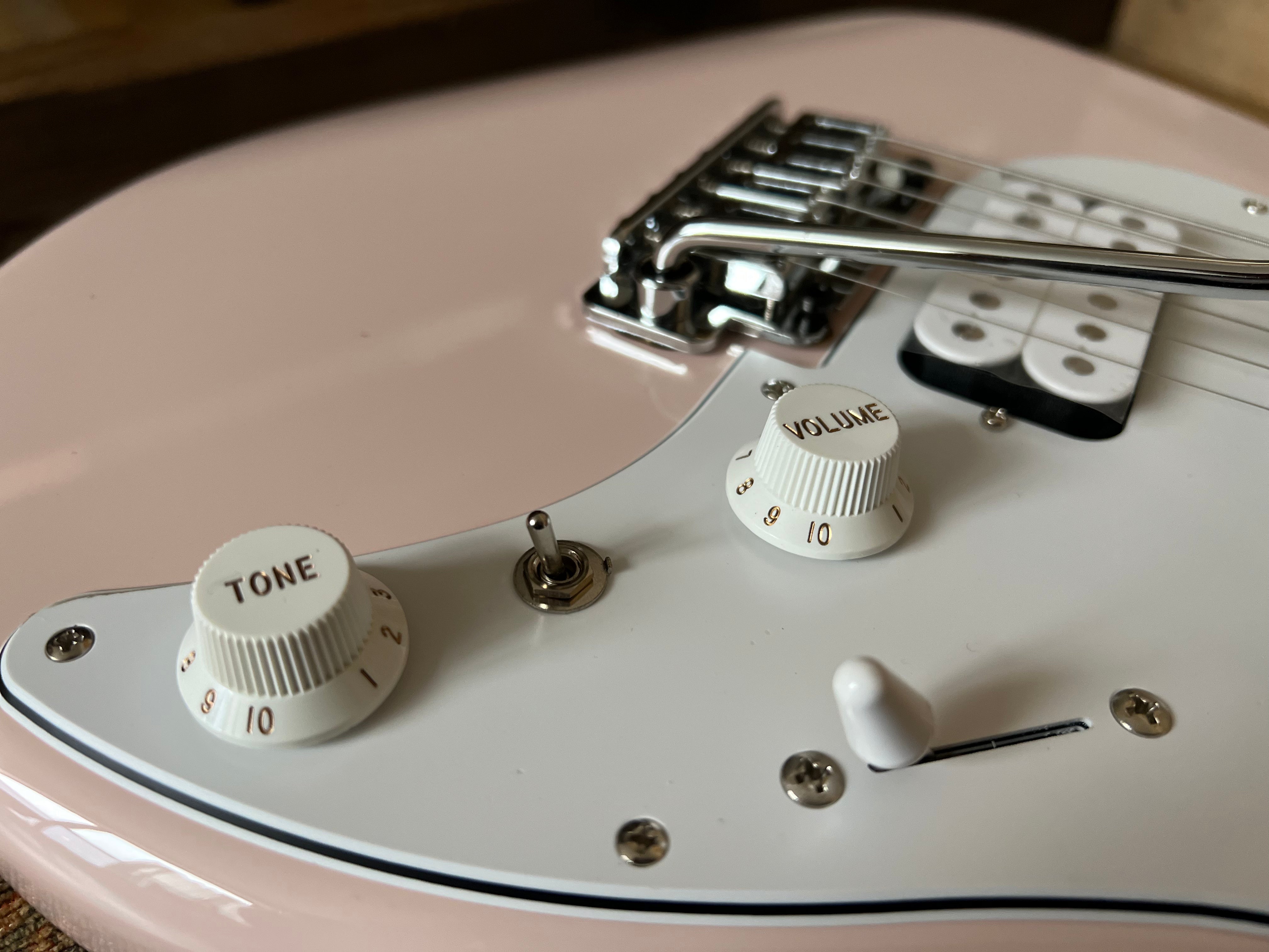 FGN J Standard Odyssey JOS2TDM, Shell Pink With Gig Bag, Electric Guitar for sale at Richards Guitars.