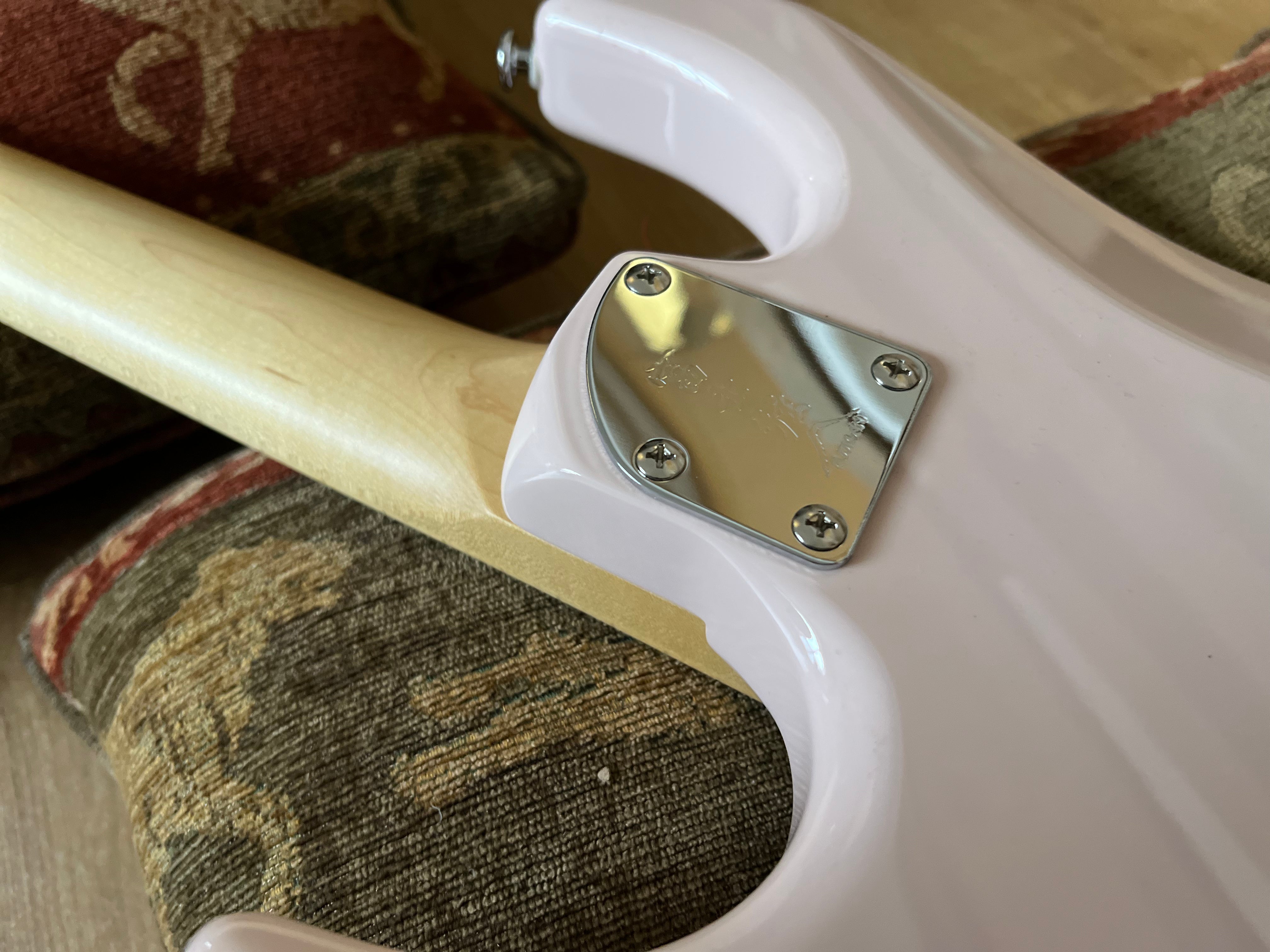 FGN J Standard Odyssey JOS2TDM, Shell Pink With Gig Bag, Electric Guitar for sale at Richards Guitars.