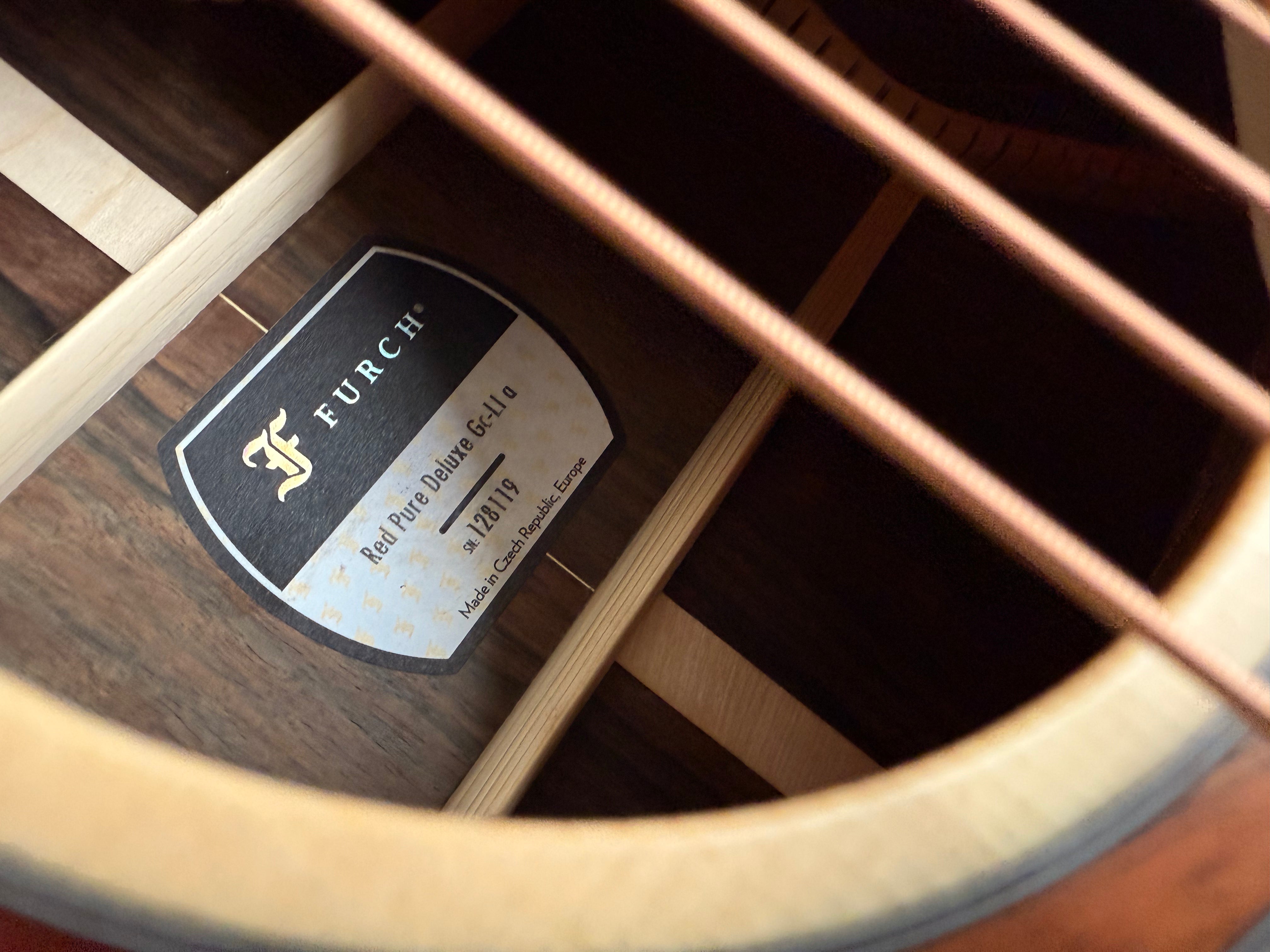 Furch Red Pure Deluxe Limited Run Malaysian Blackwood With Alpine Spruce Top (2025 CNR Active Upgrade Model), Acoustic Guitar for sale at Richards Guitars.